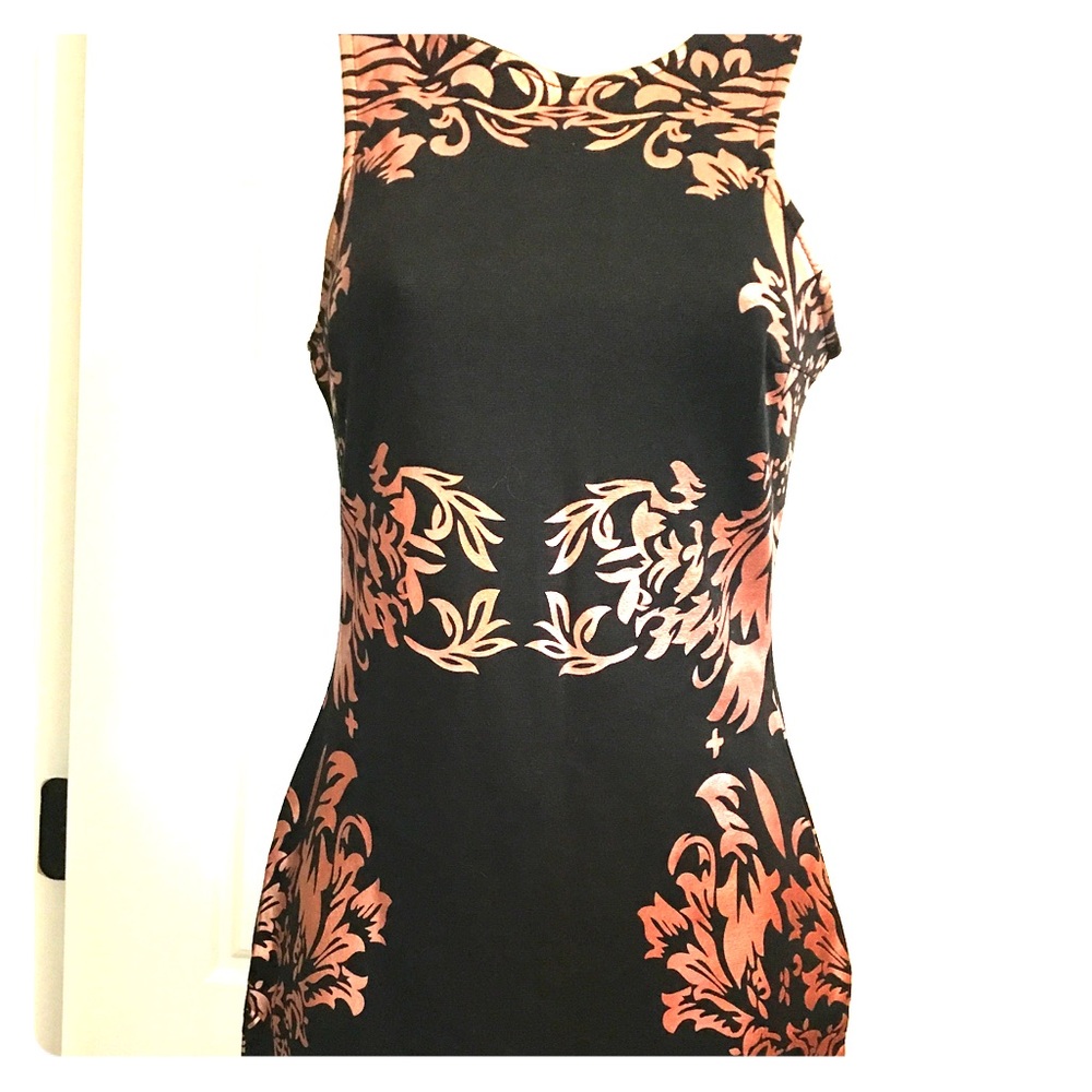 Sexy Black & Gold dress